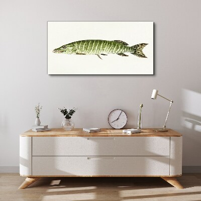Tablou canvas Muskie în habitatul său natural