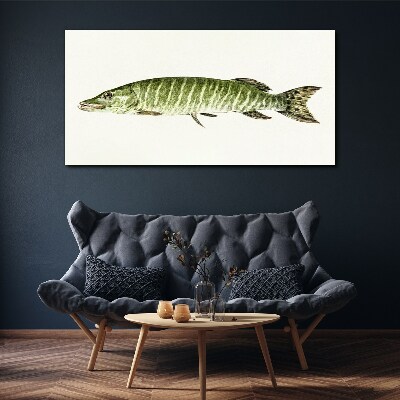Tablou canvas Muskie în habitatul său natural