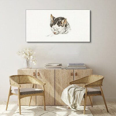 Tablou canvas Visul pisicii
