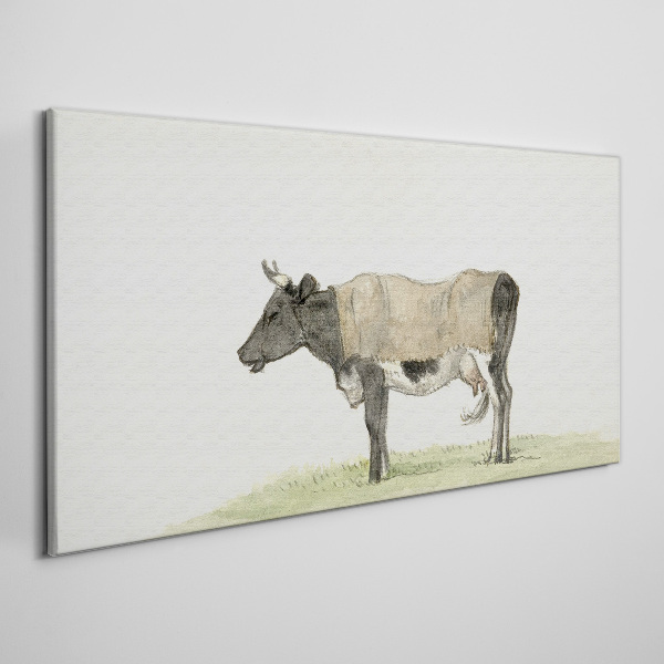 Tablou canvas Vaca în pajiște