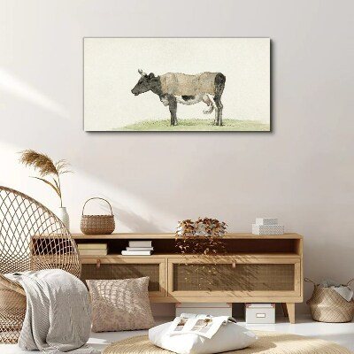 Tablou canvas Vaca în pajiște