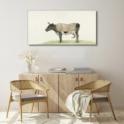 Tablou canvas Vaca în pajiște