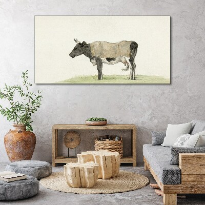 Tablou canvas Vaca în pajiște