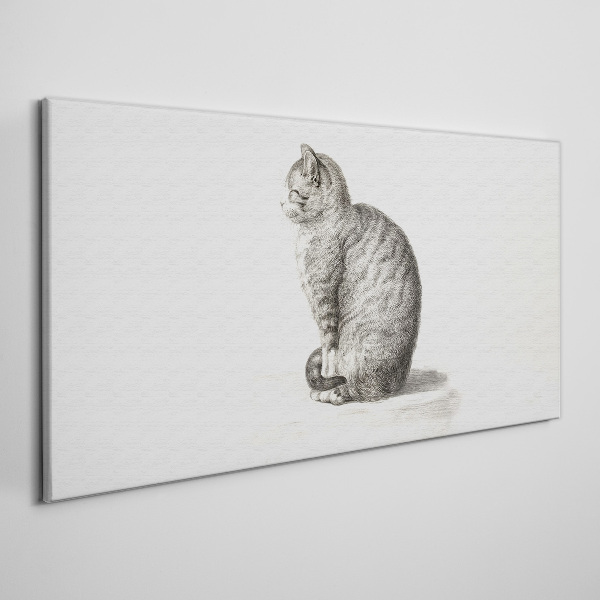 Tablou canvas Pisica așezată