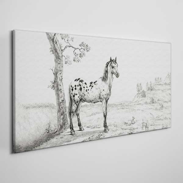 Tablou canvas Cai în peisaj