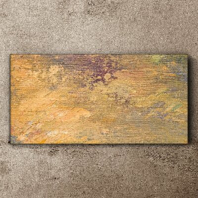 Tablou canvas Reflecții aurii într-un peisaj abstract