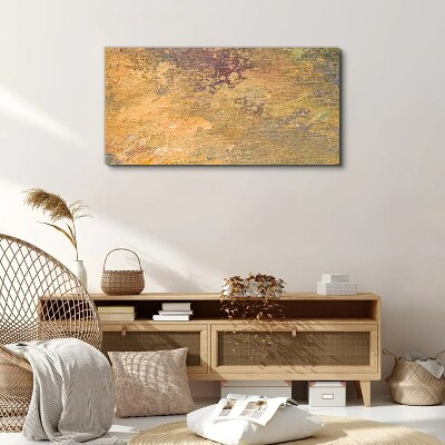 Tablou canvas Reflecții aurii într-un peisaj abstract