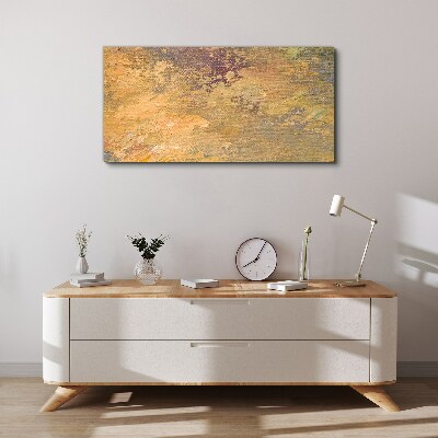 Tablou canvas Reflecții aurii într-un peisaj abstract