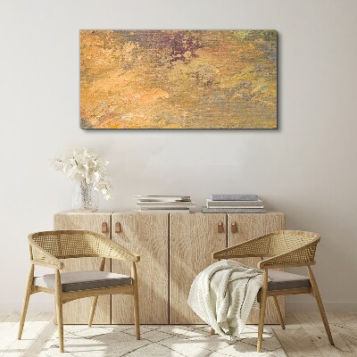Tablou canvas Reflecții aurii într-un peisaj abstract