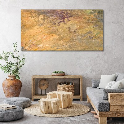Tablou canvas Reflecții aurii într-un peisaj abstract