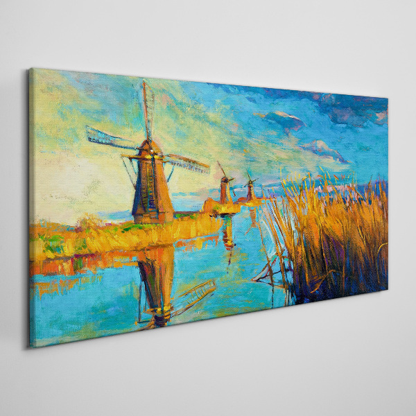 Tablou canvas Mori lângă apă
