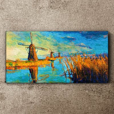 Tablou canvas Mori lângă apă