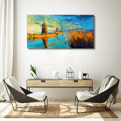 Tablou canvas Mori lângă apă