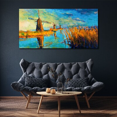 Tablou canvas Mori lângă apă