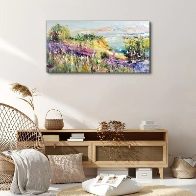 Tablou canvas Peisaj colorat pe litoral