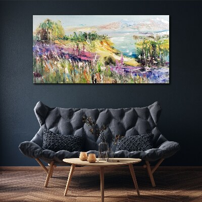 Tablou canvas Peisaj colorat pe litoral