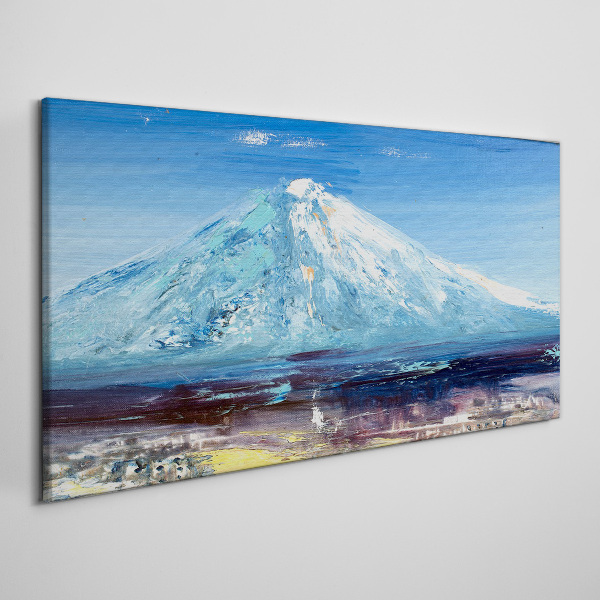 Tablou canvas Munte în albastru