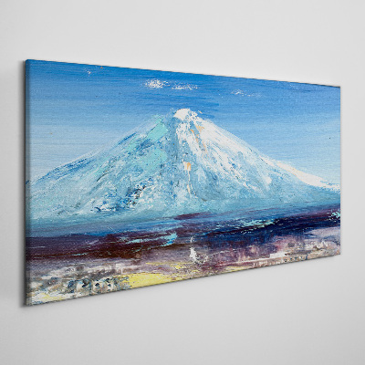 Tablou canvas Munte în albastru
