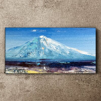 Tablou canvas Munte în albastru