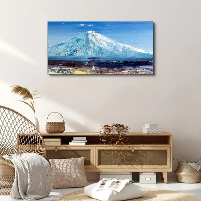 Tablou canvas Munte în albastru