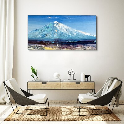 Tablou canvas Munte în albastru