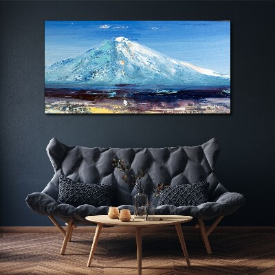 Tablou canvas Munte în albastru
