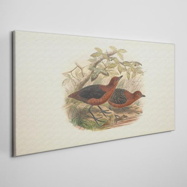 Tablou canvas Păsări în habitatul lor natural