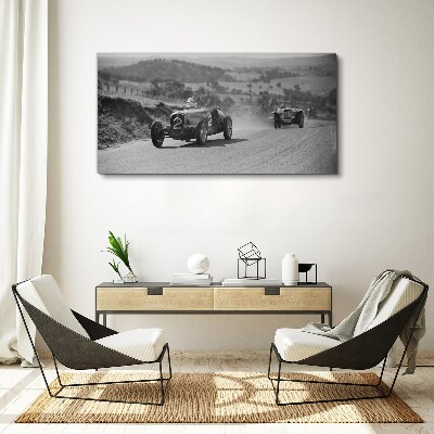 Tablou canvas Fiori de curse din anii 1950.