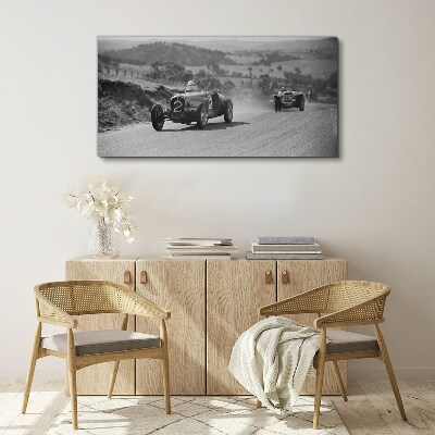 Tablou canvas Fiori de curse din anii 1950.