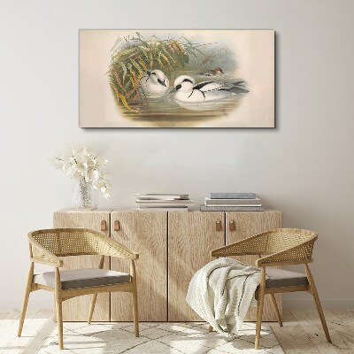 Tablou canvas Un duet idilic printre ierburi