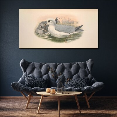 Tablou canvas Păsări de mare în apa calmă