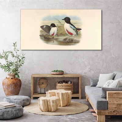 Tablou canvas Păsări peste apă
