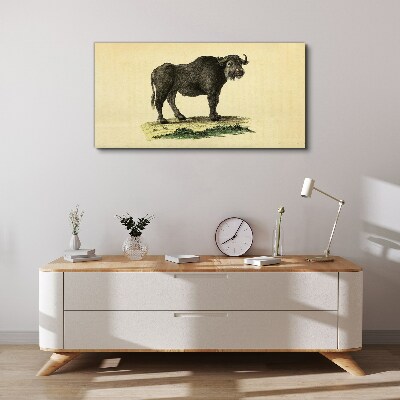 Tablou canvas Bivol pe un fundal natural