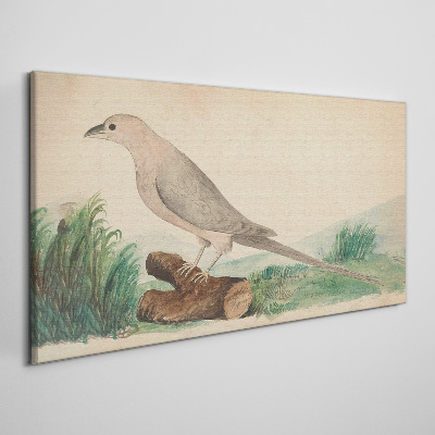Tablou canvas O pasăre în fundalul naturii