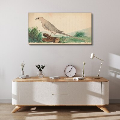 Tablou canvas O pasăre în fundalul naturii