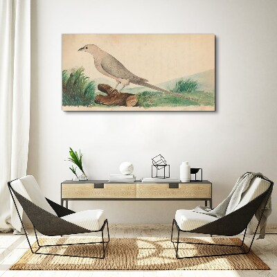 Tablou canvas O pasăre în fundalul naturii