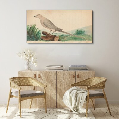 Tablou canvas O pasăre în fundalul naturii