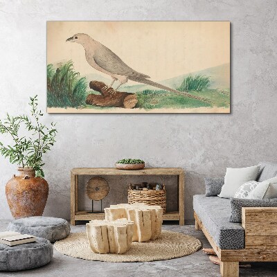 Tablou canvas O pasăre în fundalul naturii