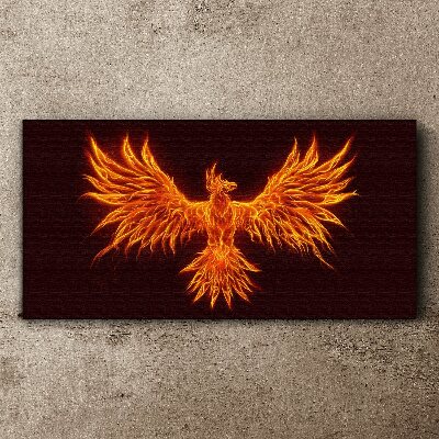 Tablou canvas Phoenix arzând