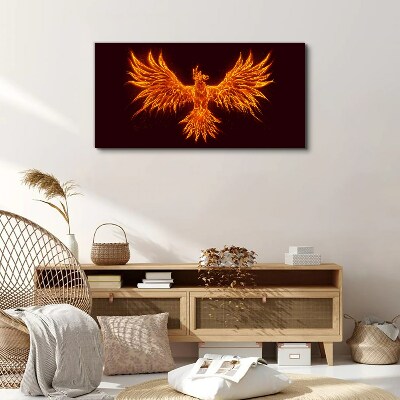 Tablou canvas Phoenix arzând