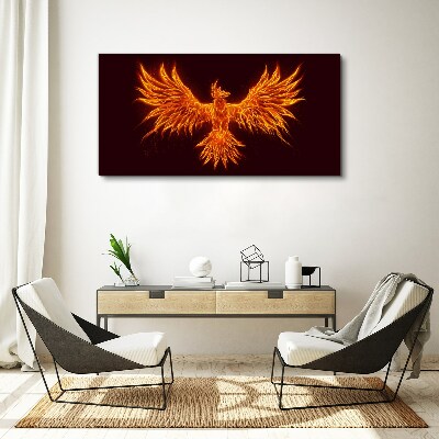 Tablou canvas Phoenix arzând