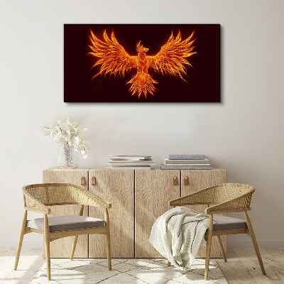 Tablou canvas Phoenix arzând