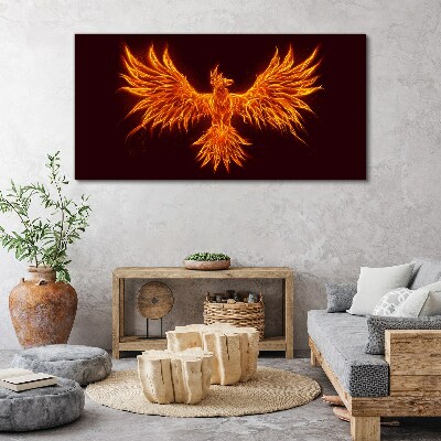 Tablou canvas Phoenix arzând