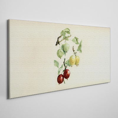 Tablou canvas Fructe pe un fundal pastel
