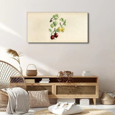 Tablou canvas Fructe pe un fundal pastel