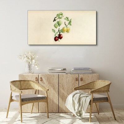 Tablou canvas Fructe pe un fundal pastel