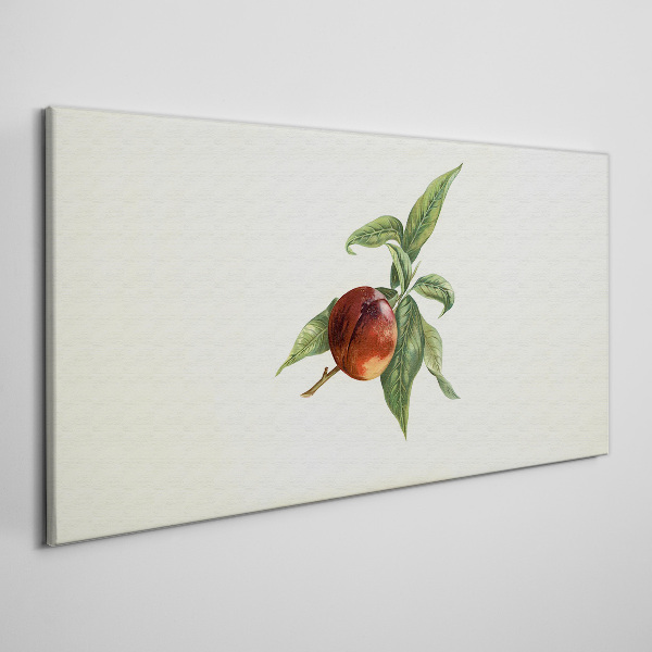 Tablou canvas Măr pe un fundal de frunze
