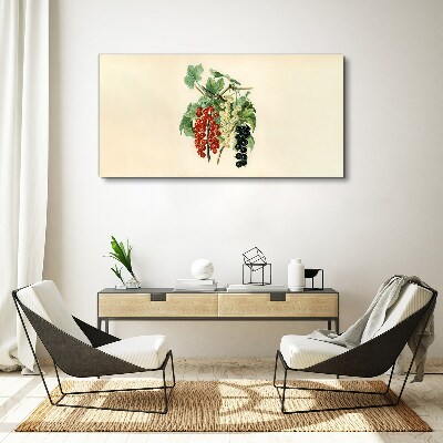 Tablou canvas Buchet de fructe cu coacaze
