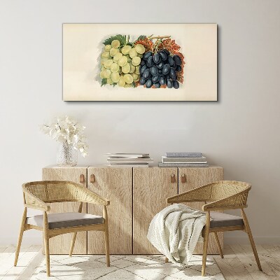 Tablou canvas frunze de struguri de fructe