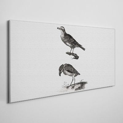 Tablou canvas Păsări pe o ramură